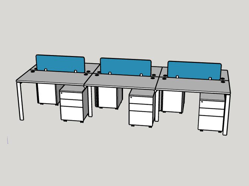 双面六人位职员办公桌